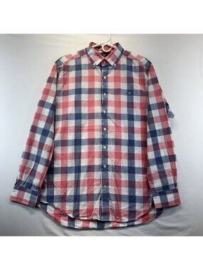 Vineyard Vines Men's Slim Fit Shirt Long Sleeve Sz L 100% Cotton